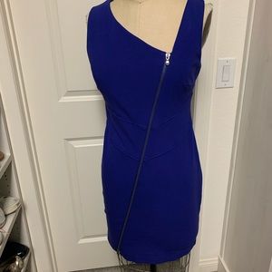 Catherine Malandrino cobalt stretch knit dress.